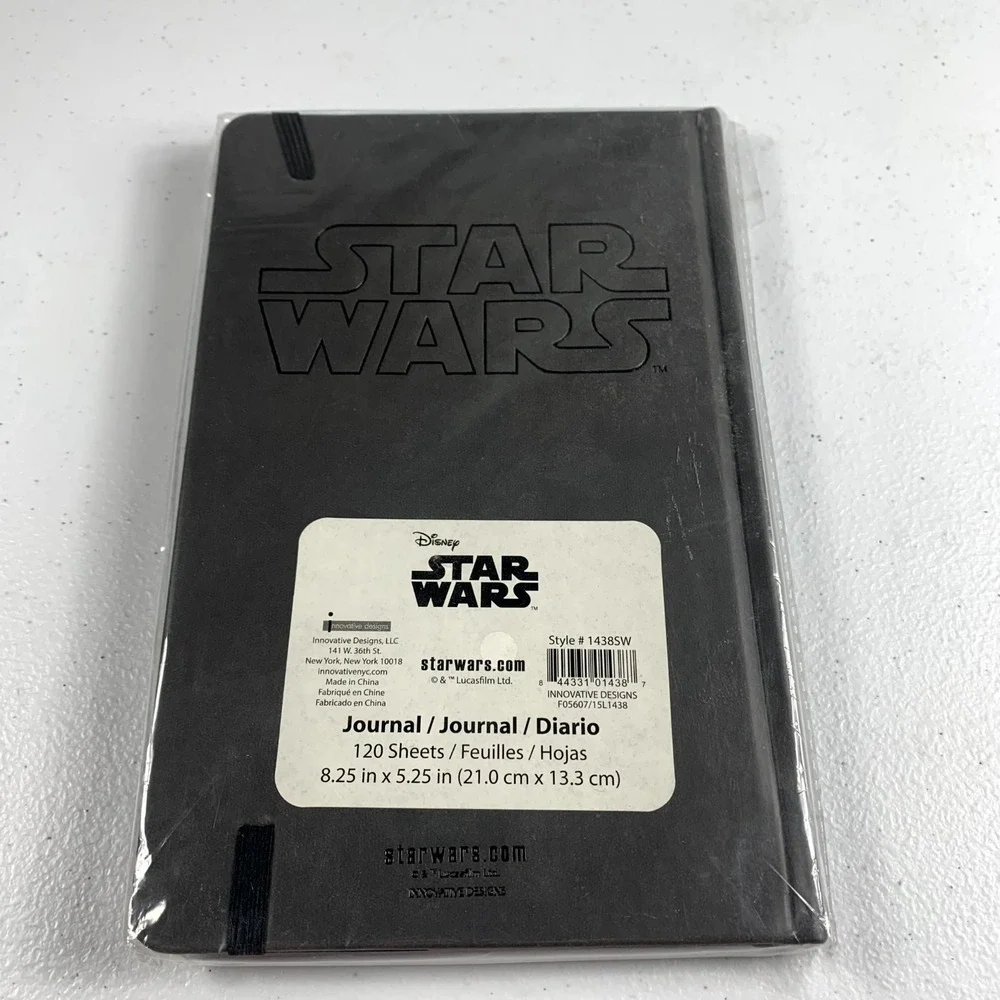 Disney Star Wars Darth Vader Journal Notebook 120 Sheets 8.25x5.25